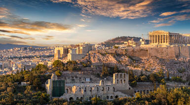 Atenas a tu Aire con Coche de Alquiler Incluido