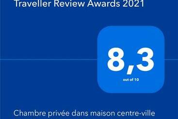 تختخواب و صبحانه Chambre Privée Dans Maison Centre Ville Sens Petit Déjeuner Compris