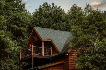 ペンション Treetop Hideaway At Barr5 Ranch