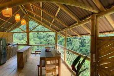 צימר Ecocabaña Pocahontas En Rio Santo Domingo, Melcocho
