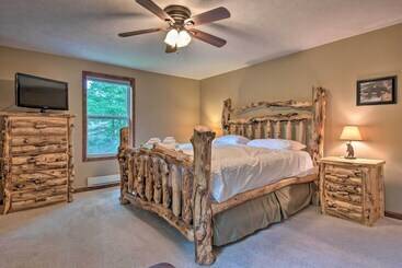 کلبه 2 Mi To Lake Harmony: Gem W/ Game Room & Deck