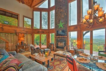 コテージ Secluded Nantahala Forest Refuge W/ Mountain Views