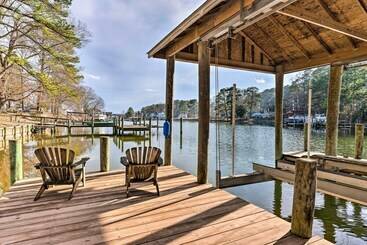 茅舍 Bright Reedville Abode W/ Dock On Whays Creek!