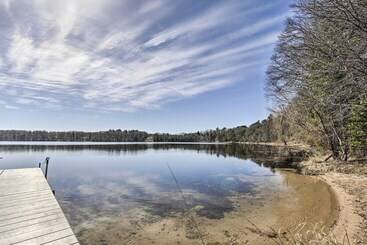 茅舍 Peaceful Pike Lake Retreat W/ Dock And Kayaks!