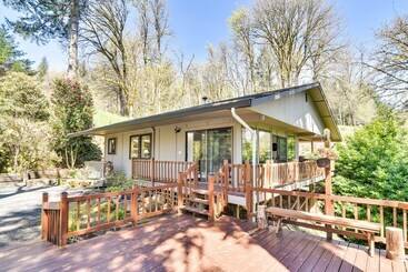 بيت ريفى Riverfront Woodland Cabin: Wooded & Forested Views