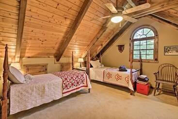 کلبه Creekside Berkeley Springs Cabin On 35 Acres!