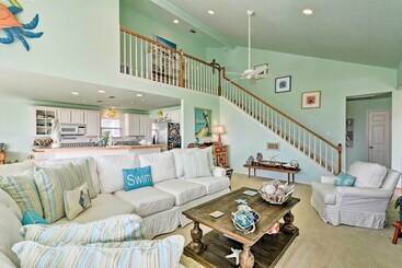 کلبه 1 Block To Beach: Family Getaway In Galveston!