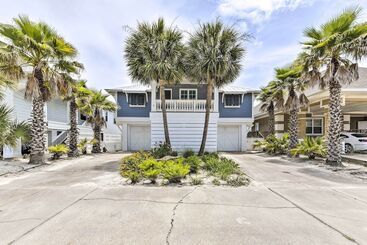 بيت ريفى Luxe, Beachfront Pcb Home W/ Decks & Grill!