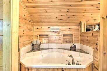 별장 Smoky Mountain Log Cabin Close To Rafting!