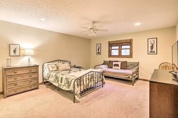 コテージ Game Room & Fire Pit: Spacious Elk Park Lodge!
