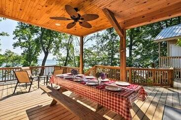 별장 Lakefront Rutledge Home W/ Fire Pit & Private Dock