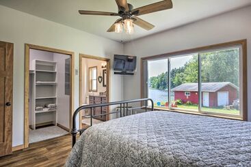 بيت ريفى Spacious Lakeside Family Home On Big Bearskin Lake