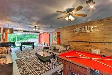 コテージ Home W/ Deck & Game Room   8 Mi To Asheville