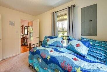 קוטג'' Dock & Kayaks: Lakefront Roanoke Rapids Home