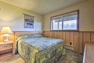 茅舍 Upson Ski In/ski Out, End Unit Cabin W/ Fireplace!