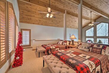 بيت ريفى Lavish Beech Mountain Ski Cabin W/ Hot Tub!