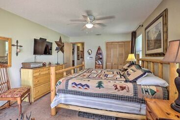 بيت ريفى Keystone Heights Lakefront Cabin   Fire Pit, Grill