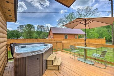 コテージ Cozy Cabin On Tuckasegee River   Near Bryson City