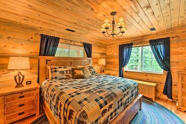 별장 Bobcat Trail Cabin  On 3 Acres In Como!