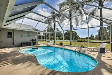 بيت ريفى Palm Harbor Home W/ Pool & Golf Course Views!