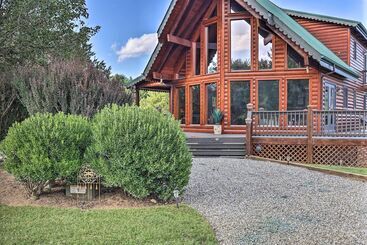 コテージ Piney Creek Mountain View Cabin W/ Wraparound Deck