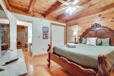 별장 Spacious Log Cabin In Helen W/ Deck & Pool Access!