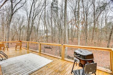 Сельский дом Peaceful Hiker S Hideaway W/ Deck On 1 Acre!