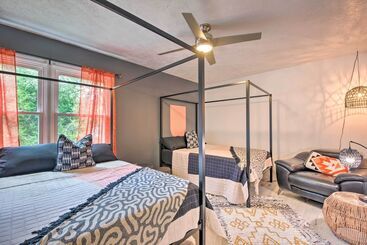 بيت ريفى Mableton Home W/ Private Pool ~ 15 Mi To Atl!