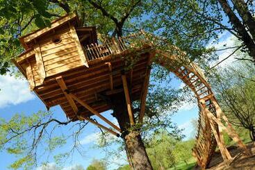 צימר La Cabane Du Vieux Chêne