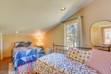 کلبه Mountain View Angel Fire Cabin: 1 Mi To Ski Resort