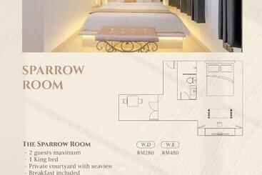 تختخواب و صبحانه Suntai Villa, Beachfront Suites