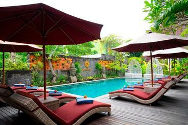 리조트 Freddies Villas Ubud Bali