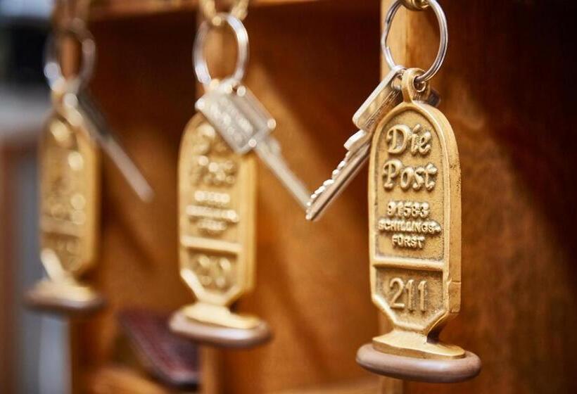 호텔 Gasthof Die Post Brennerei Frankenhöhe