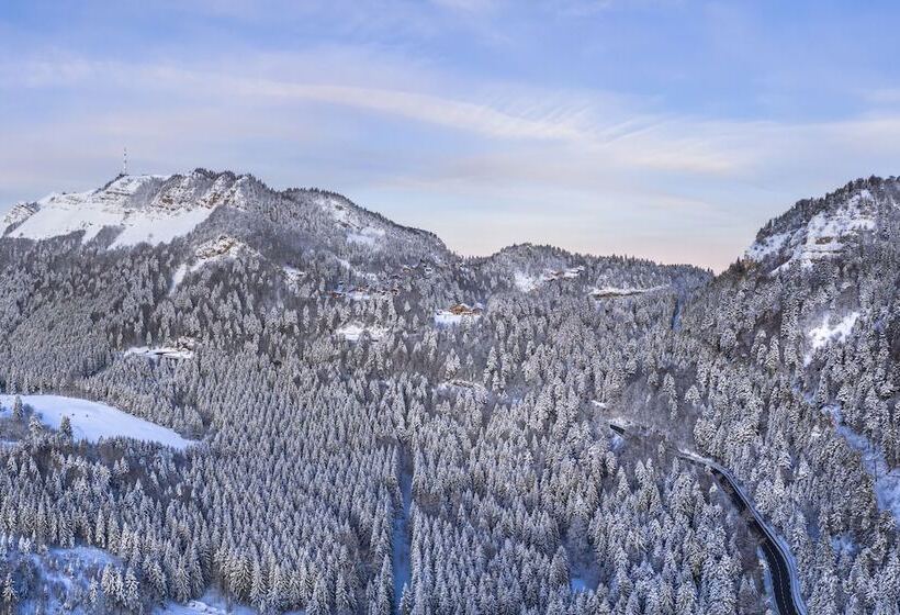 ホテル Chalet Hôtel La Mainaz Restaurant & Resort