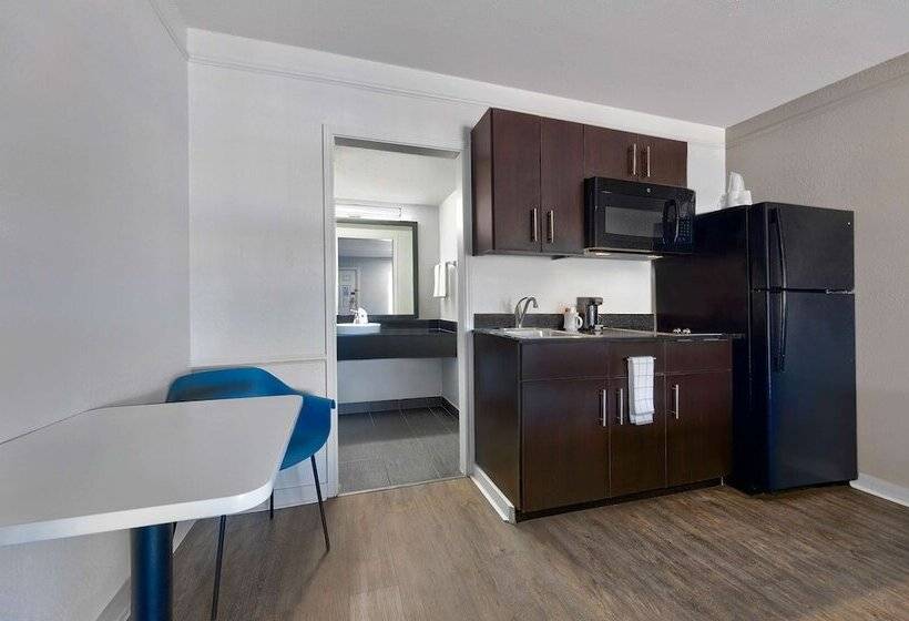 בית מלון כפרי Studio 6denton, Tx  Unt