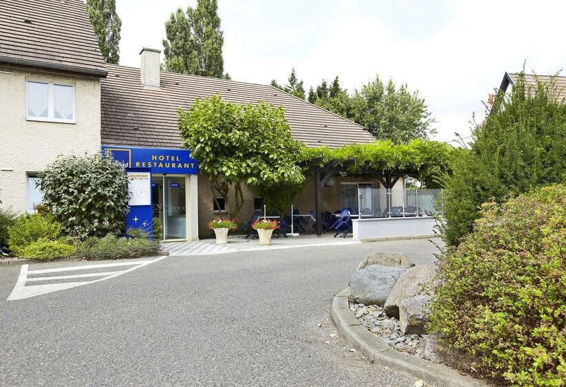 Отель Hôtel Restaurant Kyriad Mulhouse Nord Illzach