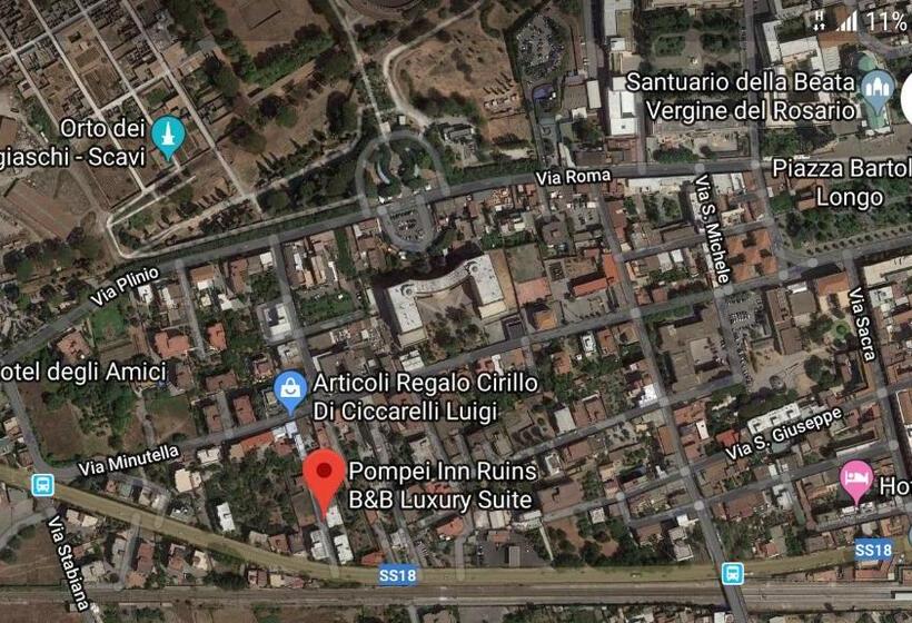 پانسیون Pompei Inn Ruins B&b Luxury Suite