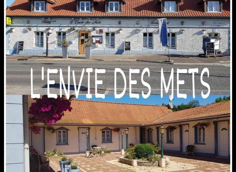 호텔 Logis   Hôtel & Restaurant L Envie Des Mets