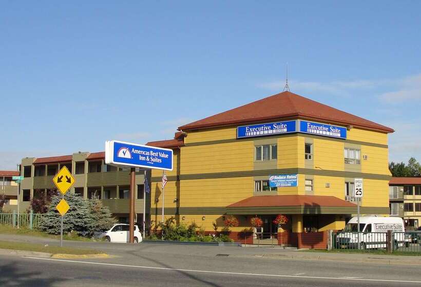 בית מלון כפרי Americas Best Value Inn & Suites Anchorage Airport