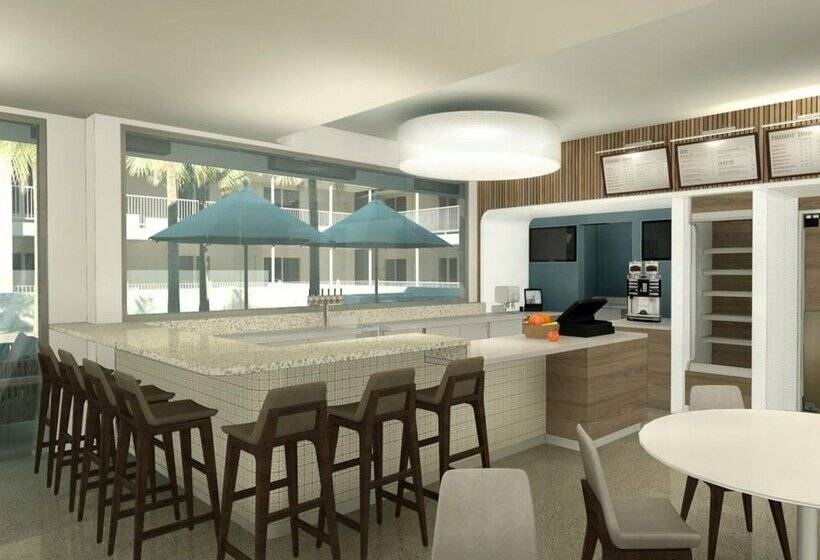 בית מלון כפרי Courtyard By Marriott Santa Barbara Downtown
