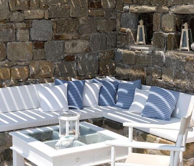 هتل روستایی 180 ° View Private Pool Villa Choulakia To Enjoy Sun Kissing Sea