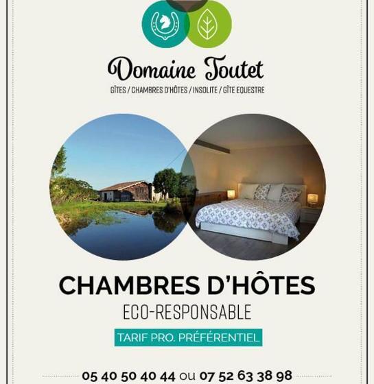 مبيت وإفطار Domaine Toutet