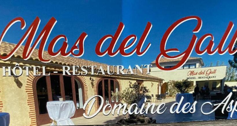 ホテル Hôtel Restaurant Mas Del Gall