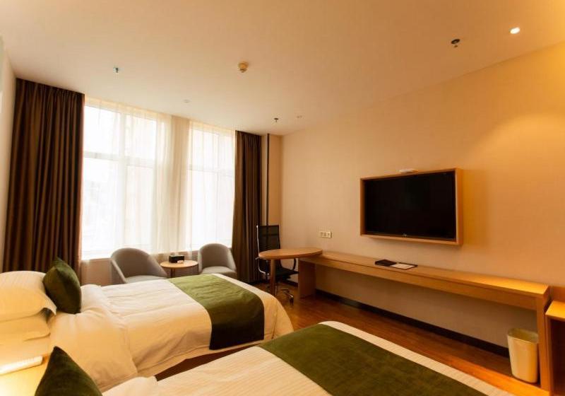 酒店 Greentree Inn Pingliang Jinding Times Square