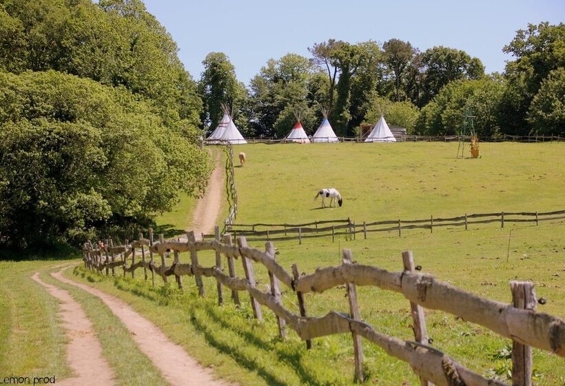 פנסיון Le Ranch De Calamity Jane Tipis D Hôtes