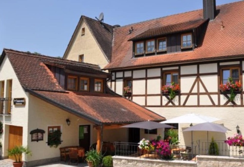 بنسيون Gasthaus Tauberstube