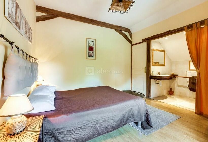 تختخواب و صبحانه La Ferme De L Isle Et Sa Roulotte
