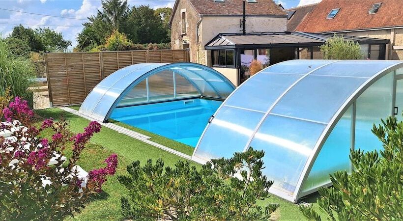بنسيون Gîte Atypique 2 à 8 Personnes Avec Piscine Jacuzzi Proche Châteaux De La Loire