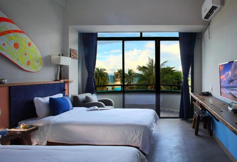 בית מלון כפרי Forest Inn Ri Yue Bay Surf Branch