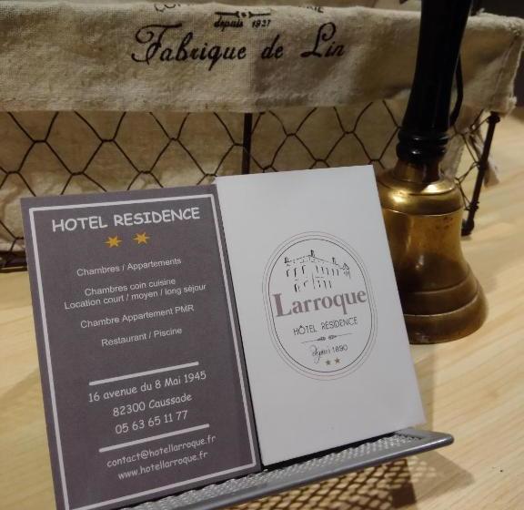 호텔 Hôtel Résidence Larroque